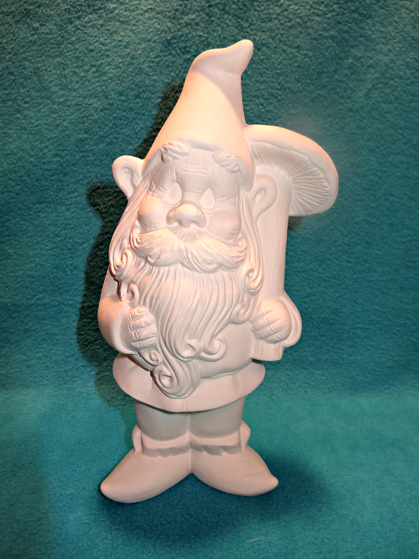 Pick 1 of 3 BBQ Gnome Gnomes Ready To Paint  Unpainted Ceramic Bisque 