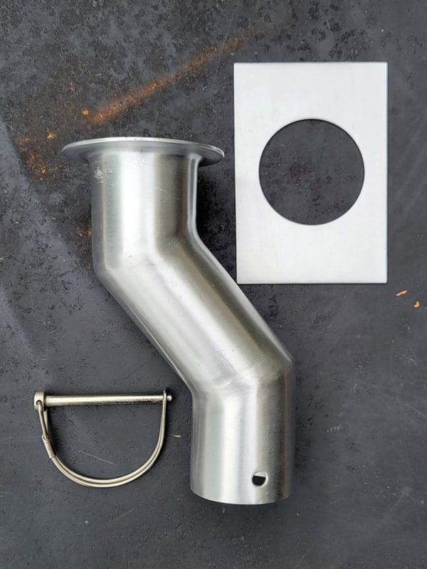 Copper Offset Installation Kits for Rain Chains & Cups